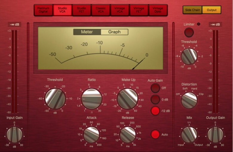 Logic Pro付属のコンプレッサーの使い方