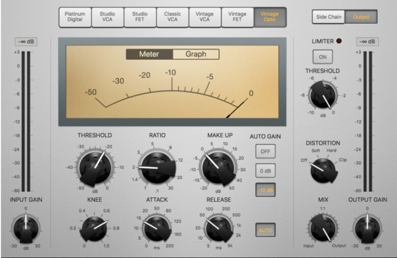 Logic Pro付属のコンプレッサーの使い方
