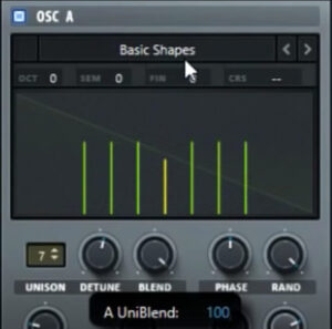 Serumのオシレーターの使い方(BLEND)