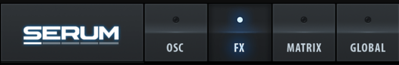 Xfer Records社のシンセ「Serum」のFXの使い方