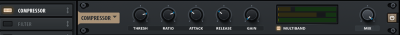 Xfer Records社のシンセ「Serum」のコンプレッサーの使い方