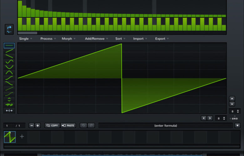 「Serum」のウェーブテーブルエディターの使い方