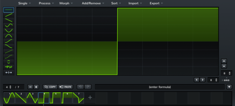 「Serum」のウェーブテーブルエディターの使い方