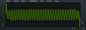 「Serum」のウェーブテーブルエディターの使い方（ビッグウェーブディスプレイ）